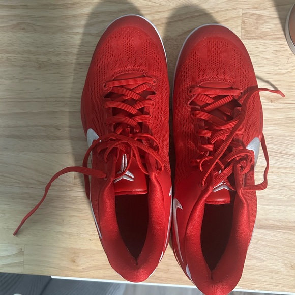 Red Kobe Basketball shoes